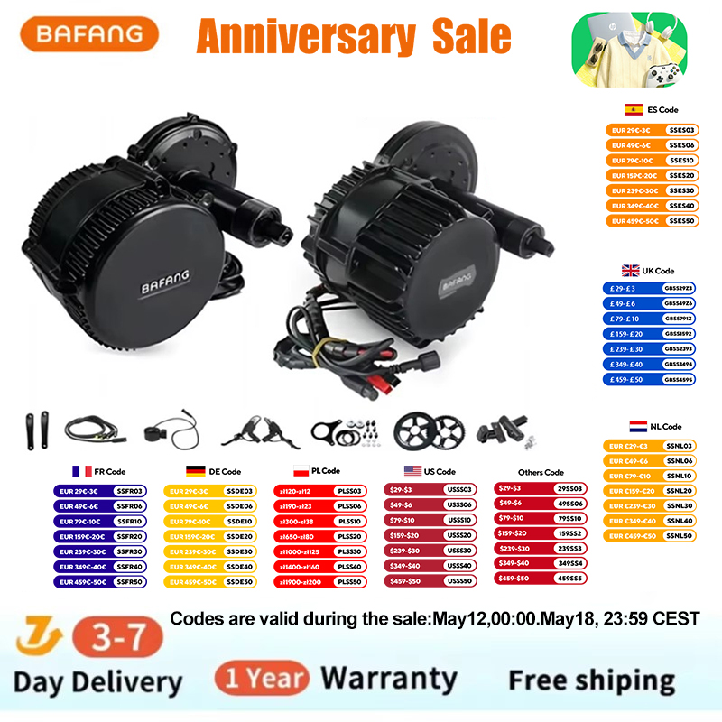 Bafang BBSHD 1000W 52V 48V 68m – Mid Drive Conversion Kit 1000W recenzja i cena