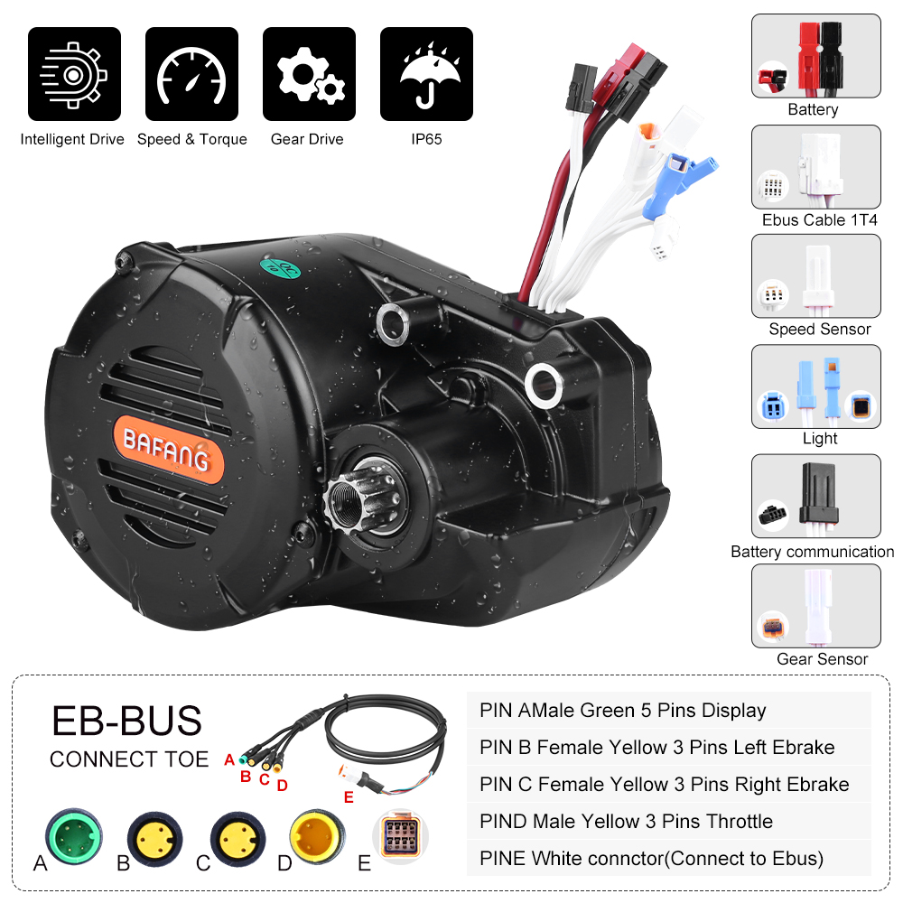 risunmotor M620 G510 48V 52V 1 – Mid Drive Conversion Kit 1000W recenzja i cena